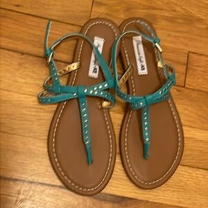 American Eagle 🆕 Turquoise gold & sandals